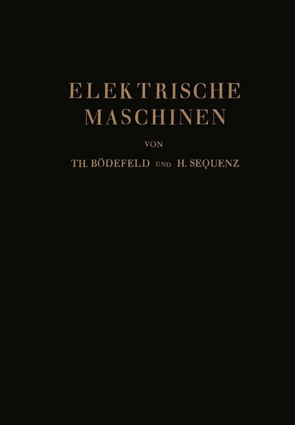 Produktbild: Elektrische Maschinen