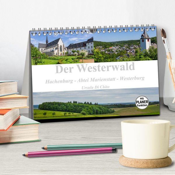 Produktbild: Der Westerwald (Tischkalender 2026 DIN A5 quer), CALVENDO Monatskalender