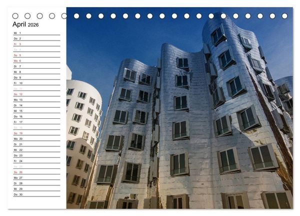 Produktbild: D&uuml;sseldorf - Impressionen (Tischkalender 2026 DIN A5 quer), CALVENDO Monatskalender