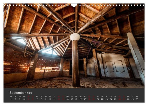 Produktbild: Verlassene Orte - Ein Lost Places Kalender (Wandkalender 2026 DIN A3 quer), CALVENDO Monatskalender