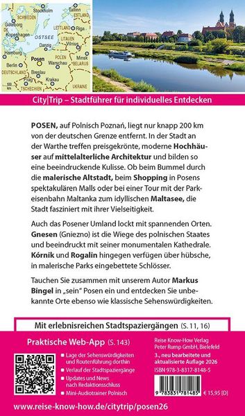 Produktbild: Reise Know-How CityTrip Posen / Poznań