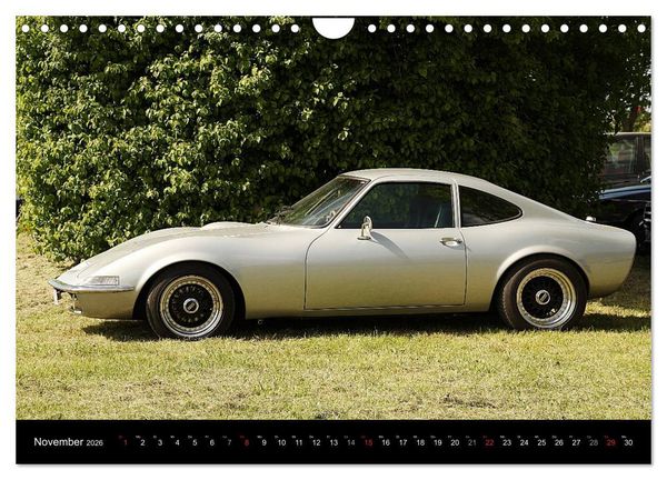 Produktbild: Opel GT Der Kalender (Wandkalender 2026 DIN A4 quer), CALVENDO Monatskalender