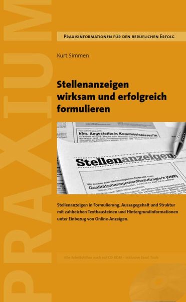 Produktbild: Stellenanzeigen wirksam und erfolgreich formulieren