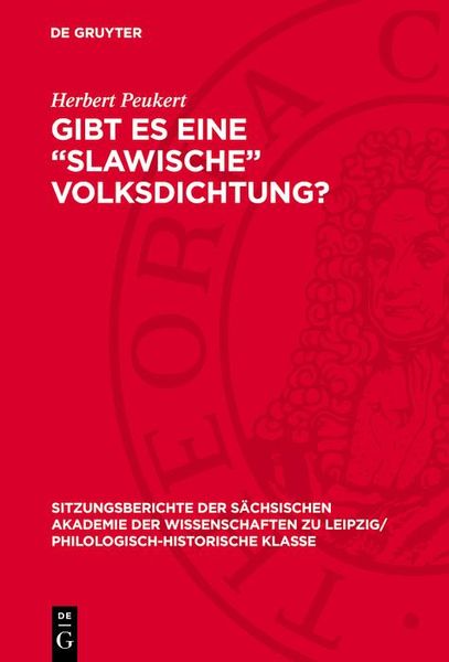 Produktbild: Gibt es eine "Slawische" Volksdichtung?