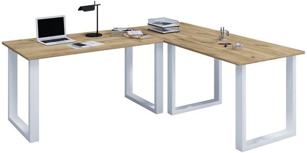 U Schreibtisch Eckschreibtisch L Form 130x130x50