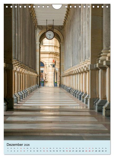 Produktbild: Spaziergang durch Karlovy Vary (Wandkalender 2026 DIN A4 hoch), CALVENDO Monatskalender