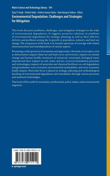 Produktbild: Environmental Degradation: Challenges and Strategies for Mitigation