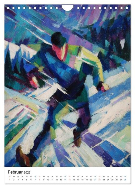 Produktbild: Laufkunst. (Wandkalender 2026 DIN A4 hoch), CALVENDO Monatskalender