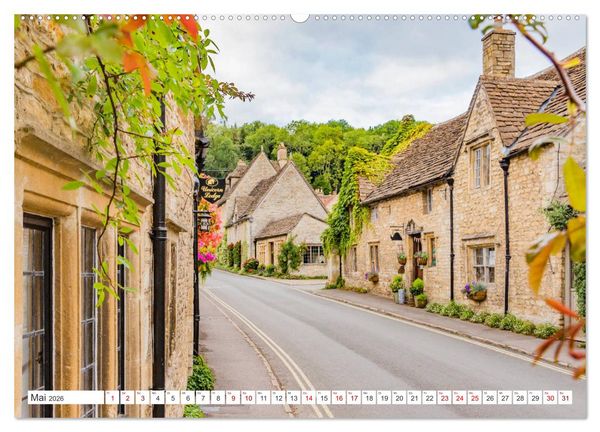 Produktbild: Die englischen Cotswolds (Wandkalender 2026 DIN A2 quer), CALVENDO Monatskalender