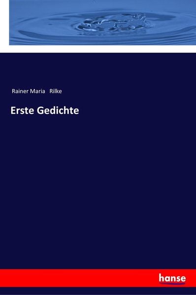 Produktbild: Erste Gedichte