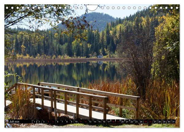 Produktbild: Kanadas British Columbia - Herbstzeit (Wandkalender 2026 DIN A4 quer), CALVENDO Monatskalender