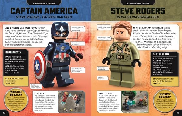 Produktbild: LEGO® Marvel Lexikon der Minifiguren