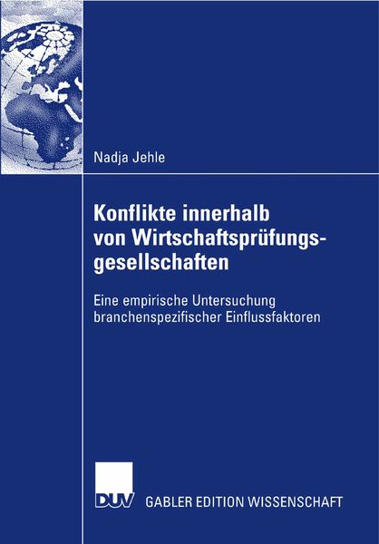 Produktbild: Konflikte innerhalb von Wirtschaftspr&uuml;fungsgesellschaften
