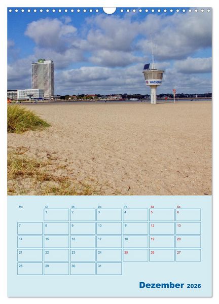 Produktbild: Priwall bei Travem&uuml;nde &ndash; Terminplaner (Wandkalender 2026 DIN A3 hoch), CALVENDO Monatskalender
