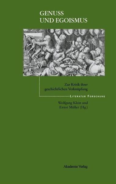 Produktbild: Genu&szlig; und Egoismus