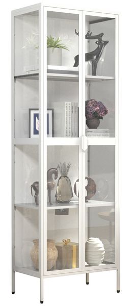Produktbild: Stahl Standvitrine Vitrine Schaukasten Floka XXL