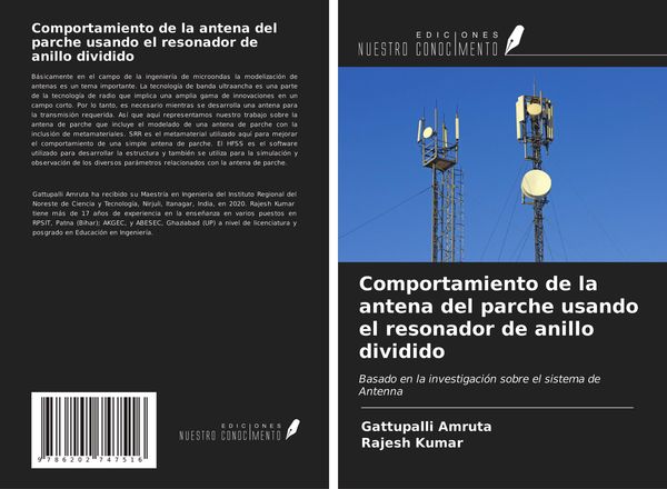Produktbild: Comportamiento de la antena del parche usando el resonador de anillo dividido