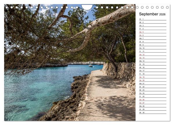 Produktbild: Mallorca - Str&auml;nde im S&uuml;dosten (Wandkalender 2026 DIN A4 quer), CALVENDO Monatskalender
