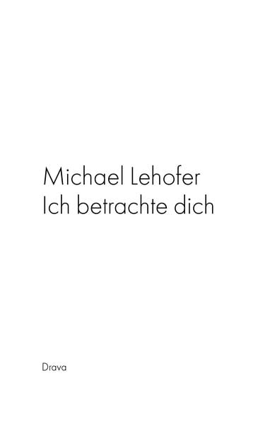 Produktbild: Ich betrachte dich