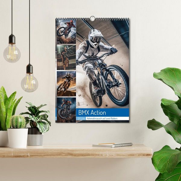 Produktbild: BMX Action (Wandkalender 2026 DIN A3 hoch), CALVENDO Monatskalender