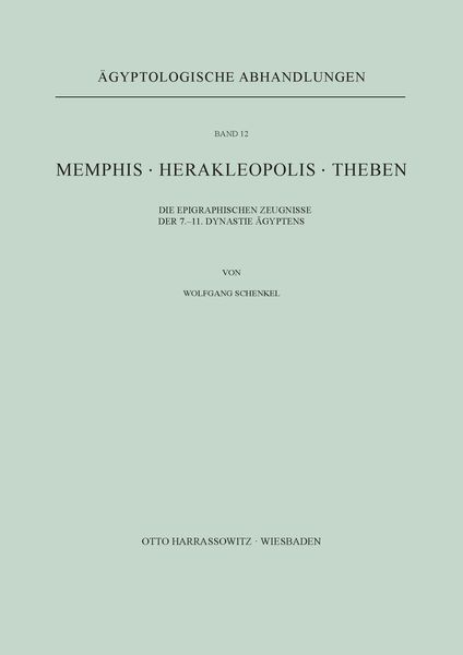 Produktbild: Memphis. Herakleopolis. Theben