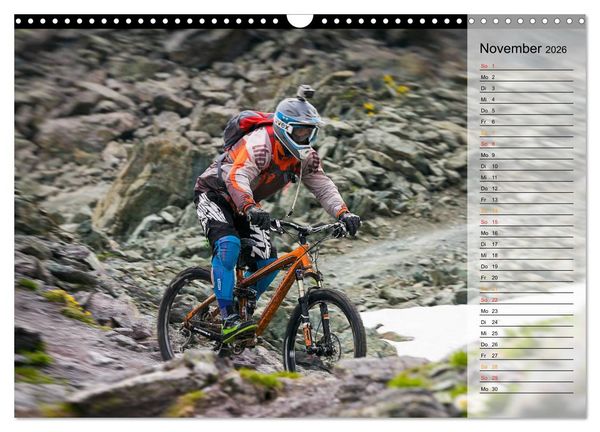 Produktbild: Downhill Moments (Wandkalender 2026 DIN A3 quer), CALVENDO Monatskalender