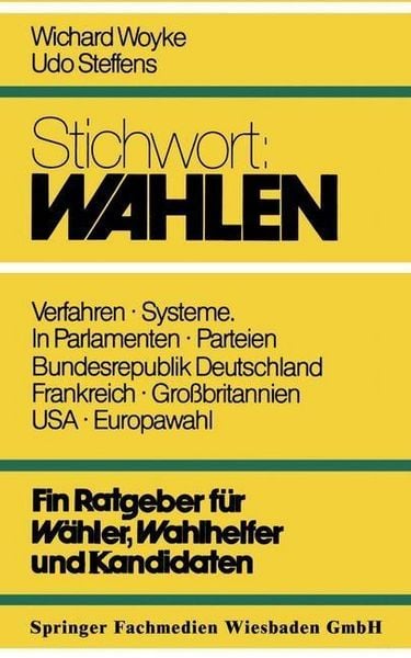 Produktbild: Stichwort: Wahlen