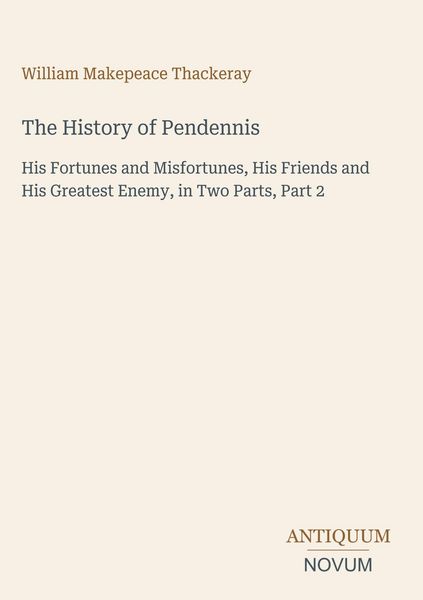 Produktbild: The History of Pendennis