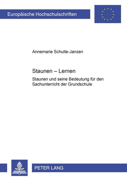Produktbild: Staunen &ndash; Lernen