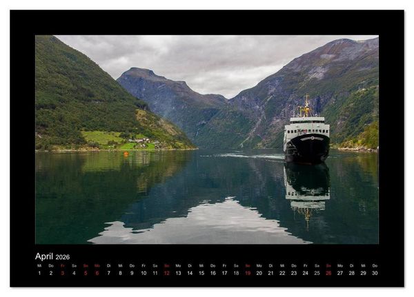 Produktbild: Traumhaftes Skandinavien (Tischkalender 2026 DIN A5 quer), CALVENDO Monatskalender