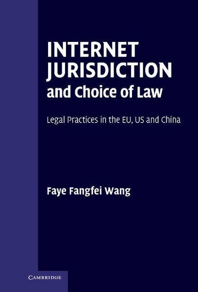 Produktbild: Internet Jurisdiction and Choice of Law