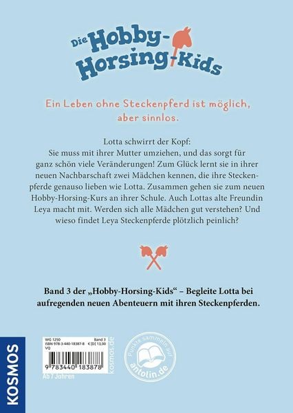 Produktbild: Die Hobby-Horsing-Kids, 3, Umzug, Freundinnen und andere &Uuml;berraschungen