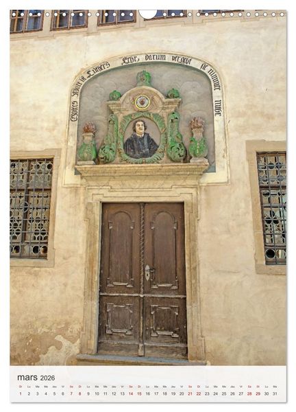 Produktbild: Lutherstadt Eisleben - La ville du grand r&eacute;formateur Luther (Calendrier mural 2026 DIN A3 horizontal), CALVENDO calendrier mensuel