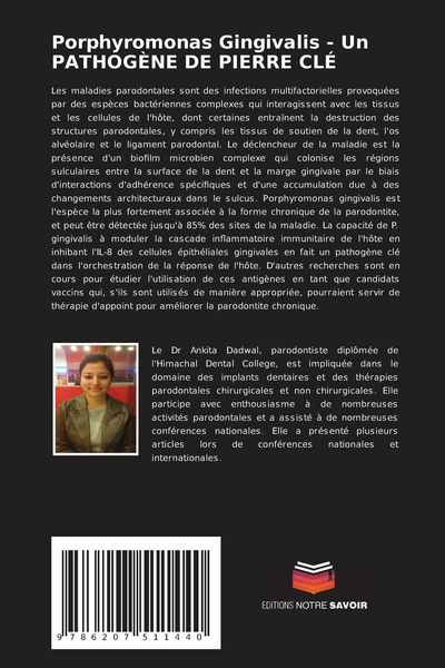Produktbild: Porphyromonas Gingivalis - Un PATHOG&Egrave;NE DE PIERRE CL&Eacute;