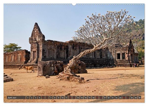 Produktbild: Kambodscha - Laos - Bangkok (hochwertiger Premium Wandkalender 2027 DIN A2 quer), Kunstdruck in Hochglanz