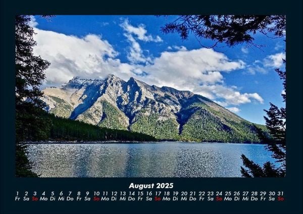 Produktbild: Die Seen der Erde 2025 Fotokalender DIN A4