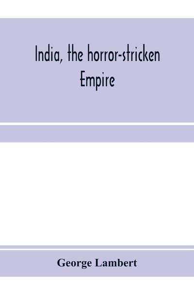 Produktbild: India, the horror-stricken empire