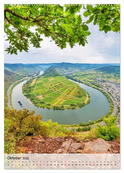 Produktbild: Moselzauber (hochwertiger Premium Wandkalender 2026 DIN A2 hoch), Kunstdruck in Hochglanz
