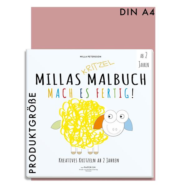 Produktbild: Millas Kritzel Malbuch - Mach Es Fertig!