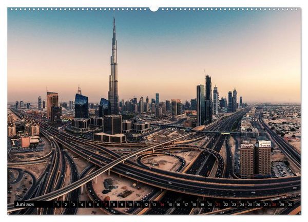 Produktbild: DUBAI - 2026 (Wandkalender 2026 DIN A2 quer), CALVENDO Monatskalender