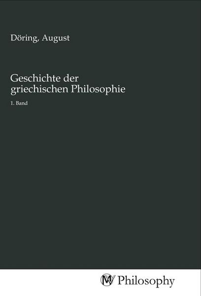 Produktbild: Geschichte der griechischen Philosophie