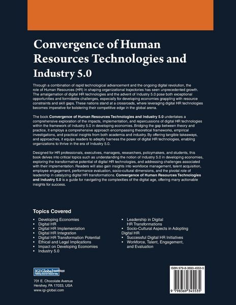 Produktbild: Convergence of Human Resources Technologies and Industry 5.0