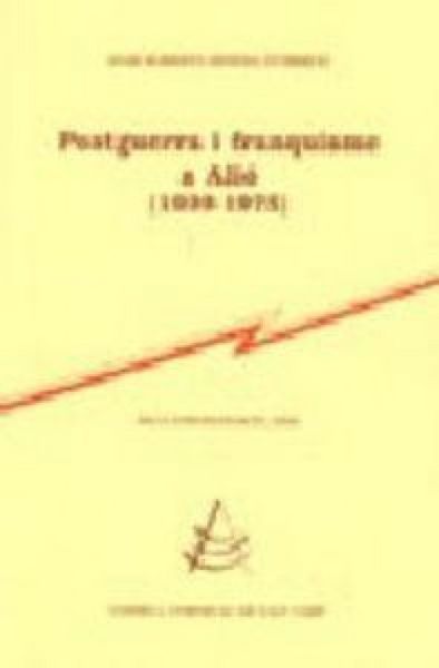 Produktbild: Postguerra i franquisme a Ali&oacute; (1939-1975)
