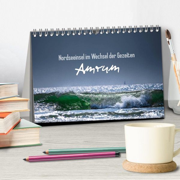 Produktbild: Amrum - Nordseeinsel im Wechsel der Gezeiten (Tischkalender 2026 DIN A5 quer), CALVENDO Monatskalender