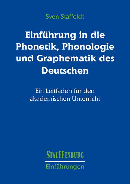 Produktbild: Einf&uuml;hrung in die Phonetik, Phonologie und Graphematik des Deutschen