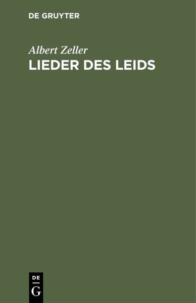 Produktbild: Lieder des Leids