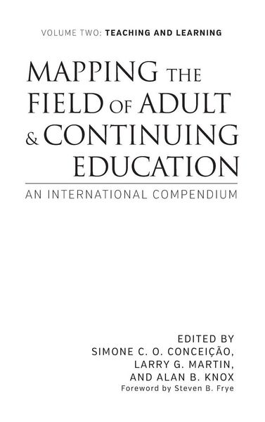 Produktbild: Mapping the Field of Adult and Continuing Education