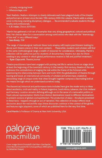 Produktbild: Dramaturgy of the Real on the World Stage