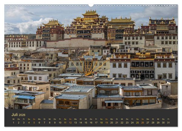 Produktbild: Yunnan - Magische Orte (hochwertiger Premium Wandkalender 2026 DIN A2 quer), Kunstdruck in Hochglanz