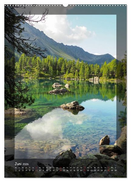 Produktbild: Bergwelten Wandkalender (hochwertiger Premium Wandkalender 2026 DIN A2 hoch), Kunstdruck in Hochglanz